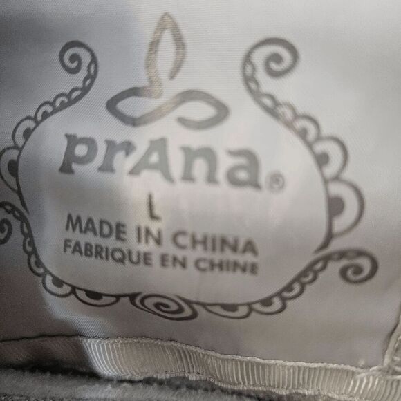 Prana Drea 1/2 Zip Pullover Fleece Hooded Jacket Mock High Neck Womens Gray Size - Picture 2 of 5